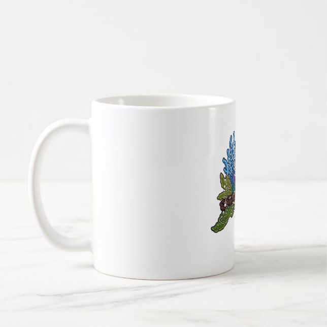 Alligator Snapping Red-Eared Slider Tortoise Coffee Mug (Left)