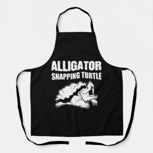Alligator Snapping Turtle Animal Biologist Gift Apron