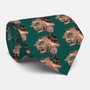 Alligator snapping turtle tie