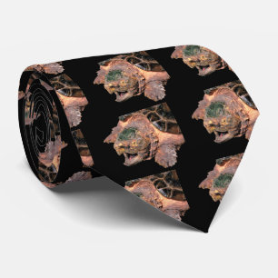 Alligator snapping turtle tie