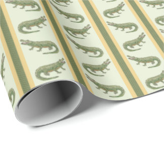 Alligator Stripe  Wrapping Paper