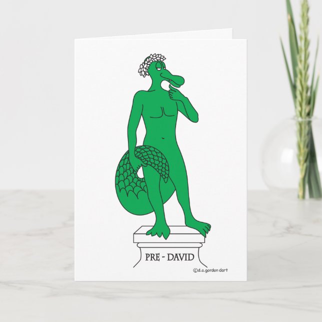 Alligator, the Statue of? Greeting Card (Front)