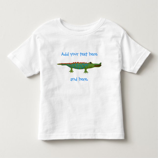 Alligator Toddler T-Shirt (Front)