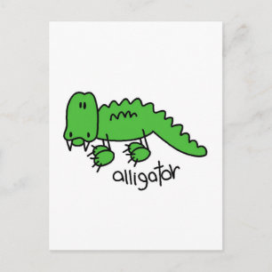 Alligator Tshirts and Gifts Postcard