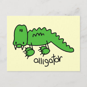 Alligator Tshirts and Gifts Postcard