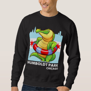 Alligator Watch Chicago Humboldt Park Lagoon Rescu Sweatshirt