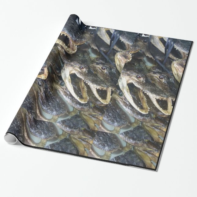 Alligator Wrapping Paper (Unrolled)