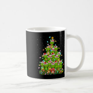 Alligator Xmas Tree Lighting Santa Alligator Chris Coffee Mug