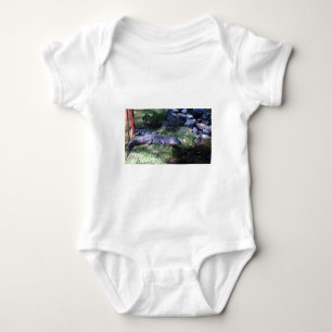 Alligator!! Zoo Animals design Baby Bodysuit