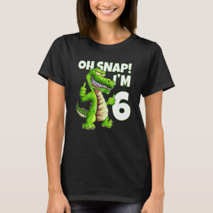 Alligators 6th Birthday Kids Crocodile Birthday Ou T-Shirt