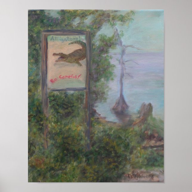 ALLIGATORS! BE CAREFUL! Poster (Front)