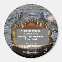 Alligators don't bite Safety Test humans
