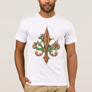 Alligators Fleur-de-lis Christmas T-shirt