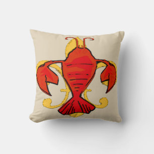 Alligators  with Fleur De Craw Cushion