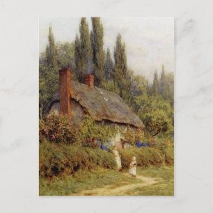 Allingham West Horsley Surrey Children On A Path Postcard