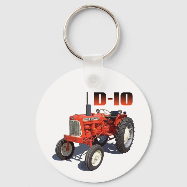 Allis Chalmers D-10 Tractor Key Ring (Front)