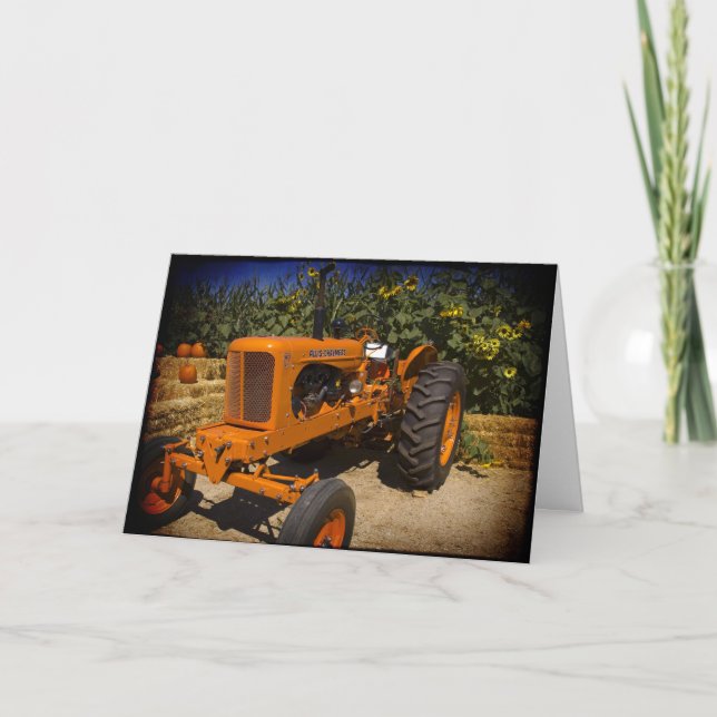 Allis Chalmers Tractor Thank You Card (Front)