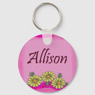 Allison Daisy Keychain