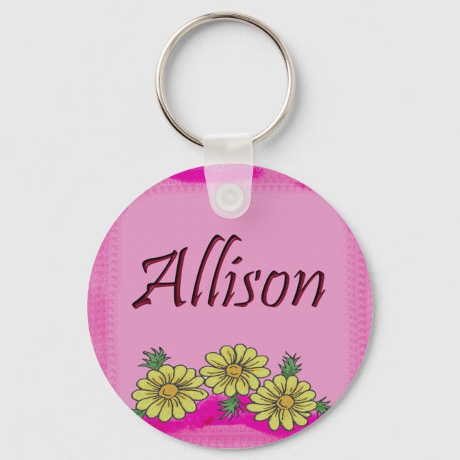 Allison Daisy Keychain (Front)