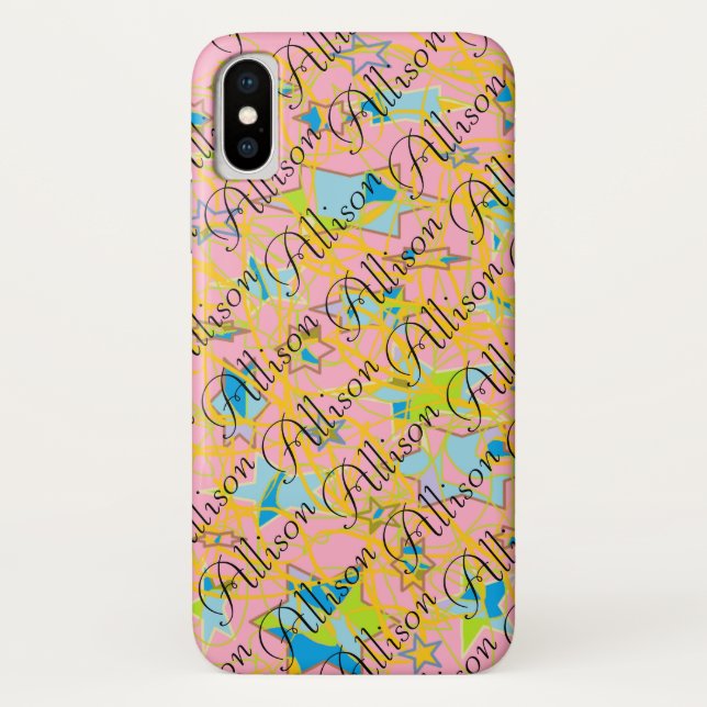Allison from Orphan Black,abstract art repeat call Case-Mate iPhone Case (Back)
