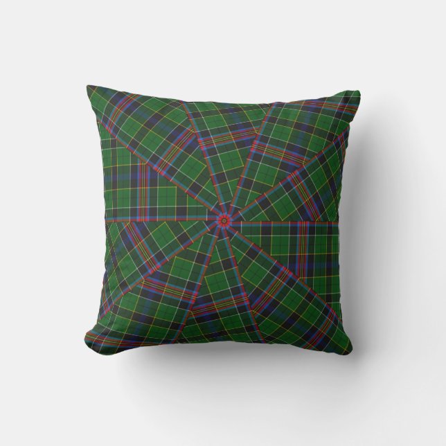 Allison Modern Tartan Cushion (Front)