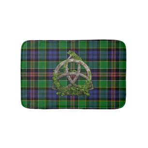 Allison Tartan And Celtic Trinity Knot Bath Mat