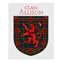 Allison Tartan Scottish Plaid Lion Rampant