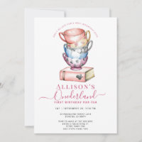 Allison's Onederland Girl's Par-Tea 1st Birthday