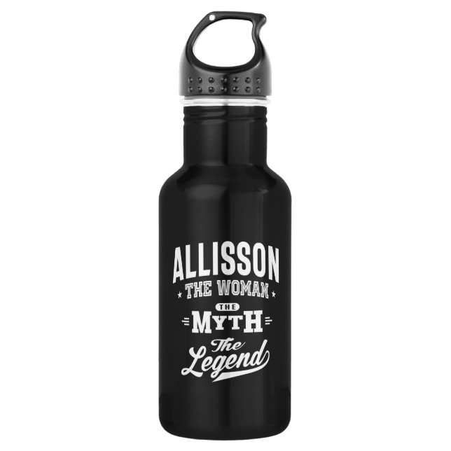 Allisson Personalised Name Birthday Gift 532 Ml Water Bottle (Front)