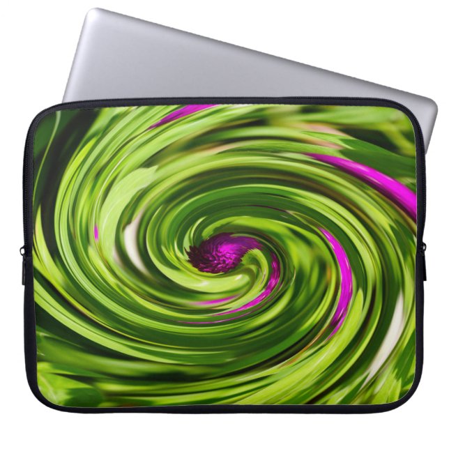Allium Abstract Laptop Sleeve (Front)