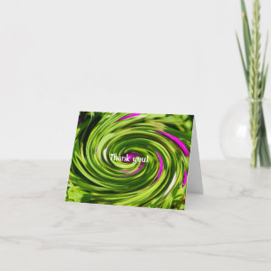 Allium Abstract Thank You Card