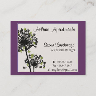 Allium Business Card