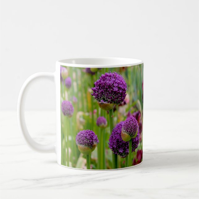 Allium Garden Flower Mug (Left)