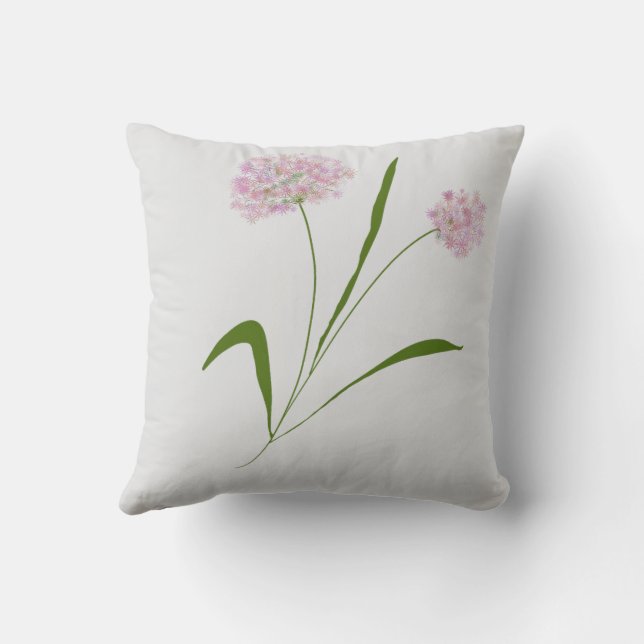 Allium globe summer cushion (Back)