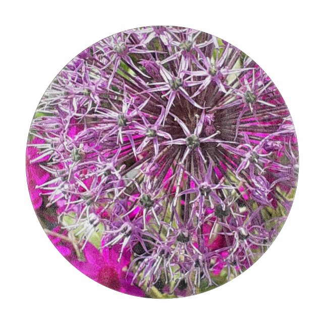 Allium & Summer Flowers  Cutting Board (Front)