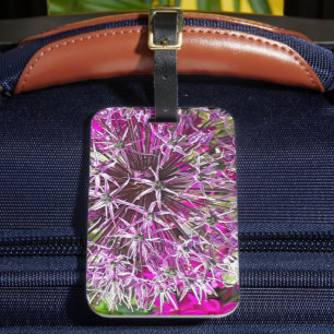 Allium & Summer Flowers Luggage Tag