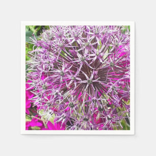 Allium & Summer Flowers Napkin