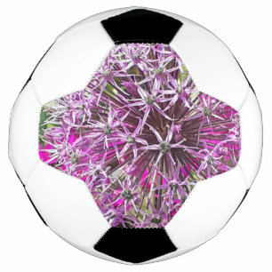 Allium & Summer Flowers  Soccer Ball