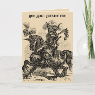 Alloces A Fire-Breathing, Lion-Headed Soldier Card