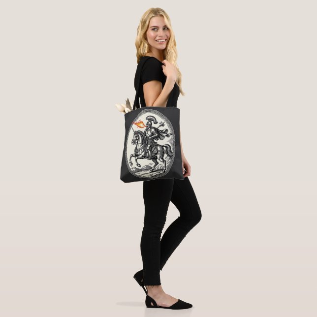 Alloces The Fire-Breathing Marshal Tote Bag (On Model)