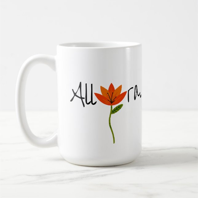 Allora with Lily Coffee Mug (Left)