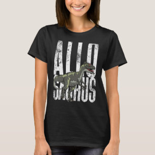 Allosaurus Dinosaur Kids Dinosaur Illustration All T-Shirt