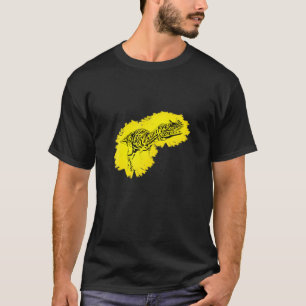 Allosaurus Motif Dinosaur Prehistoric Predator Din T-Shirt
