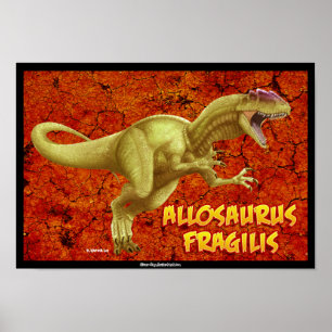Allosaurus Poster