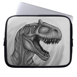 Allosaurus Sketch Laptop Sleeve