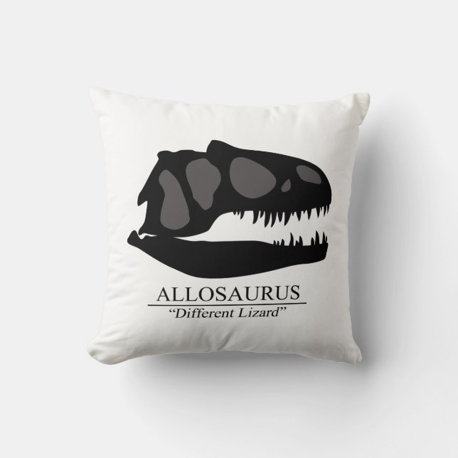 Allosaurus Skull Cushion (Front)