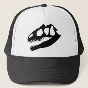 ALLOSAURUS SKULL TRUCKER HAT