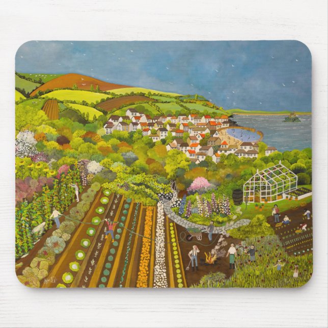 Allotment above Mousehole Mouse Pad (Front)