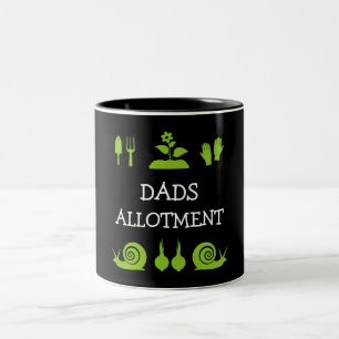 Allotment Gardening Two-Tone Coffee Mug