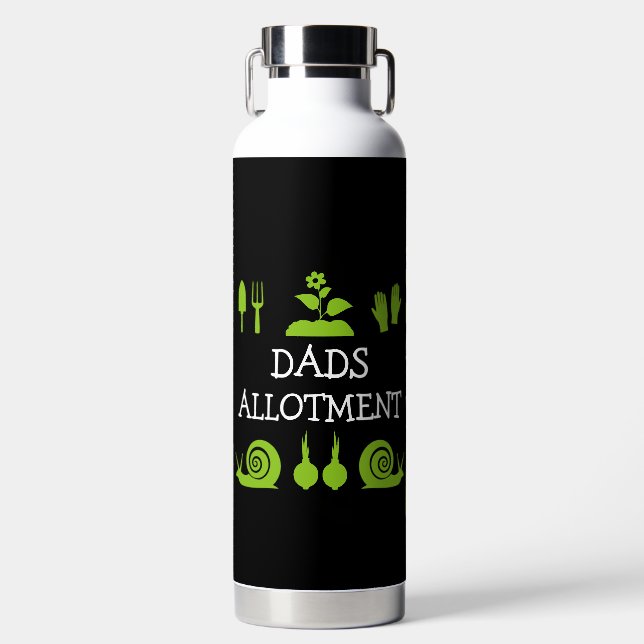 Allotment Gardening Water Bottle (Front)